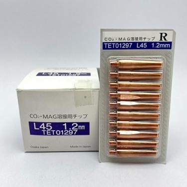 Imagem de Pacote com 10 45 mm C x 1,2 Φ Ponta de contato para pistola de solda MIG/MAG TET01297