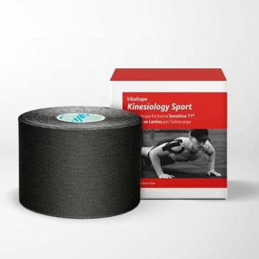 Imagem de Kinésio Vitaltape Sports Preto 5 Cm - Fisiovital