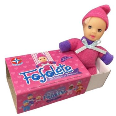 Imagem de Boneca Fofolete Várias Cores Estrela Original Coleção, Rosa