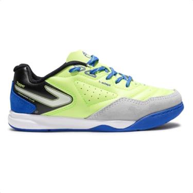 Imagem de Chuteira Topper Dominator Club V Inf Fsal Verde/Preto/Azul,33