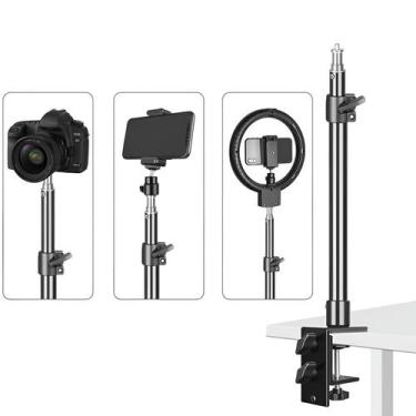 Imagem de Suporte Mesa Universal Sr-Z100 Braçadeira Câmeras, - Worldview