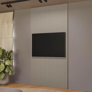 Imagem de Painel Ripado 141 X 250cm Modular 1.4 Linea Brasil - Gris Fosco