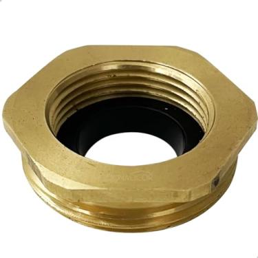 Imagem de Dona D Cor, Adaptador Para Válvula Rosca 7/8 Para Sifão Copo 1 1/4 Metal Conexão Encaixe Ralo Pia Cuba Banheiro Lavabo Acessório