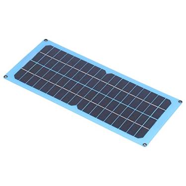 Imagem de Generic Kit de Painel Solar Flexível, Alta Eficiência IP65 Impermeável 20% Eficiência Carregador Fotovoltaico Portátil para RV para Barco para Carro