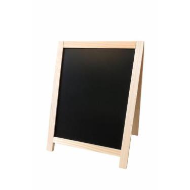 Imagem de Cavalete Calçada Cardápio Lousa Preta 70X50Cm Propaganda - Souza