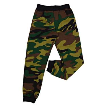Imagem de Calça Moletom Infantil Menino Menina Moletinho Cores Lisa Jogger Skinn