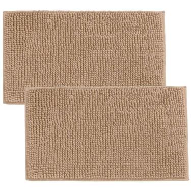 Imagem de Kit 2 Tapetes P/ Banheiro Bolinha Antiderrapante Absorvente Jogo Tapet