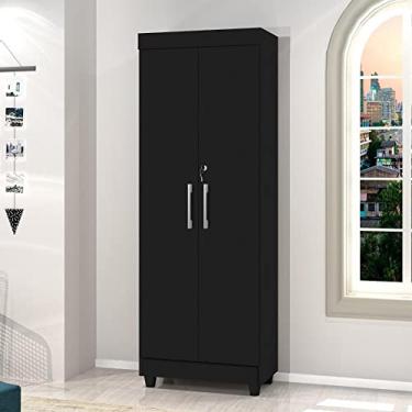 Imagem de Armário Multiuso 2 Portas Texas J&a Móveis Preto