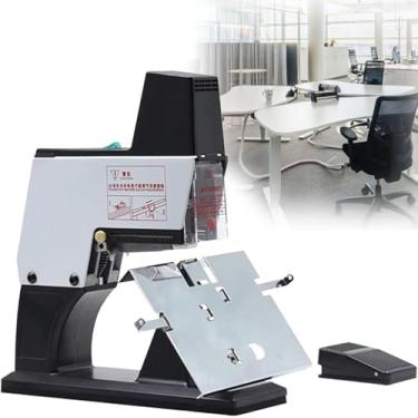 Imagem de Grampeador Elétrico Com Pedal,grampeador De Mesa A3 Para Serviço Pesado,agulha Plana/Agulha De Sela Dois Modos,espessura De Encadernação 40 Folhas,para Escritório De Fábr, One Color, 220V