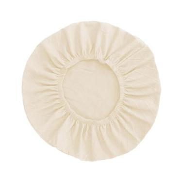 Imagem de IEUDNS Capa para ventilador, proteção contra poeira, armazenamento doméstico para ambientes internos e externos, proteção universal contra poeira, capa, Bege