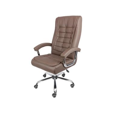 Imagem de Cadeira Office OR-3321 com Molas Revest PU Rodízio OR Design