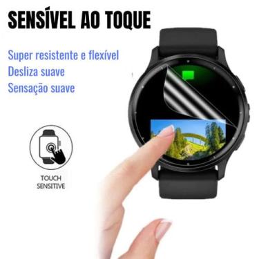 Imagem de 1,3,5 Películas Hidrogel HD Para Relógio SmartWatch Garmin Venu Fenix 