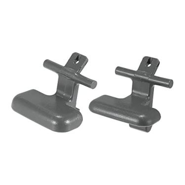 Imagem de X AUTOHAUX 1 par de clipe de trava de apoio de braço superior inferior console central para Hyundai Sonata 2009-2010 84661-3K000U7 84662-3K000U7 cinza
