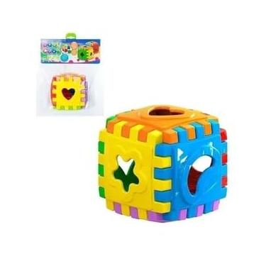 Imagem de brinquedo Cubo Didático Educativo Baby Solapa C/ 5 Peças
