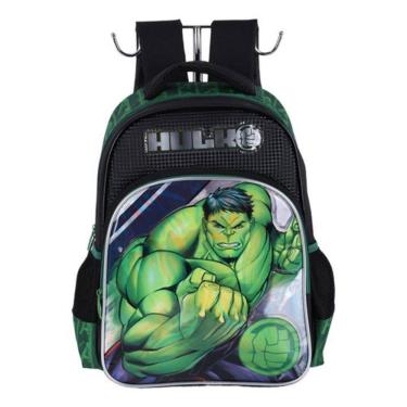 Imagem de Mochila Escolar Menino Vingadores Capitão América Hulk