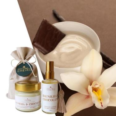 Imagem de Kit Presente Vela Aromática 140g + Perfume de Ambientes 60ml - Casa Di