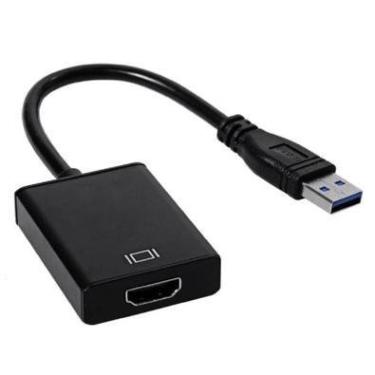 Imagem de Conversor Adaptador USB 3.0 x HDMI Exbom 1080p, Áudio Vídeo, Compatível PC Win 7/8/10