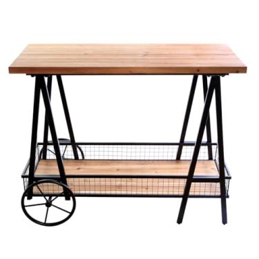 Imagem de CARRINHO DE CHÁ FERRO MPF 80X100X40CM C/ 1 UN