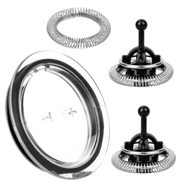 Imagem de 2 Batedor de Espuma com Tampa, Vedação e anel Mola Peças de Reposição para Batedor Leite Acessórios Máquina Café para Nespresso Aeroccino 3/4/Plus