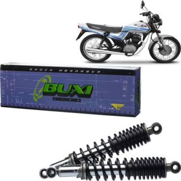 Imagem de Amortecedor Cromado (PAR) CG 125, ML 125, Turuna 125 Honda - Buxi (Com