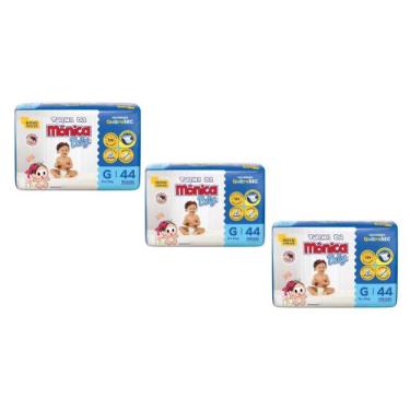 Imagem de Fralda Turma da Monica - TAM G Mega  - 132 unidades - Atacado Barato -