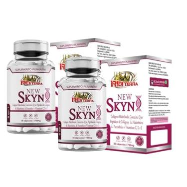 Imagem de Kit 2 Colágeno Hidrolisado + Peptídeos Bioativos + Vitaminas + Coenzima Q10 – 30 cápsulas 750mg