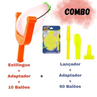Imagem de kit Water Ballon Com 10 Bexigas e Estilingue + 60 bexigas - arts