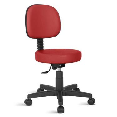 Imagem de Cadeira Mocho Estética Odontologia Secretaria Rce - Turquesa - Alphafl