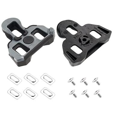 Imagem de CyclingDeal Compatível com Shimano SPD-SL (0 Grau Flutuante) SM-SH10 Anti Slip Grampos Set - Compatível com Shimano estrada Pedais bicicleta - Fixed