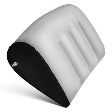 Imagem de Milisten Travesseiro inflável portátil, posicionador corporal para dormir, almofada de viagem, travesseiro de acampamento para suporte para dormir, elevação das pernas, uso na cama, viagens