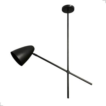 Imagem de Pendente Teto Sobrepor Soul E27 Articulável Moderno Preto