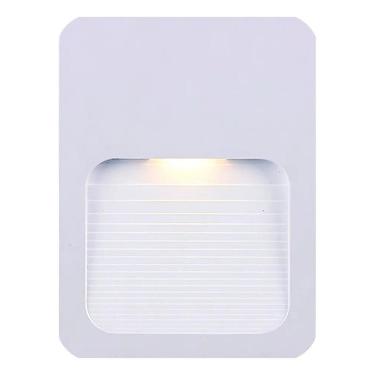 Imagem de 2X Balizador Parede Escada Ip65 Led 2W Branco Quente 3000K 4