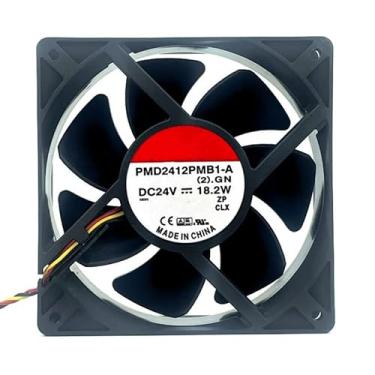 Imagem de Ventilador de resfriamento de três linhas PMD2412PMB1-A DC24V 18,2W 120 * 120 * 38 mm