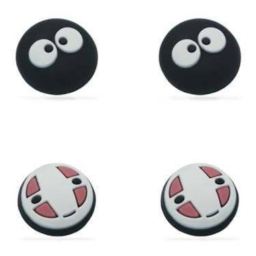 Imagem de MatoSan® Tampas de aperto Thumbstick para Switch Joy-Con – Capas de joystick de silicone macio para Switch e Switch OLED – Punhos de controle antiderrapantes – Acessórios Joycon Stick