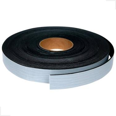 Imagem de 2X Fita De Eva Vedação Preto 2Mm X 19Mm X 10Mts Adesivo 1 La