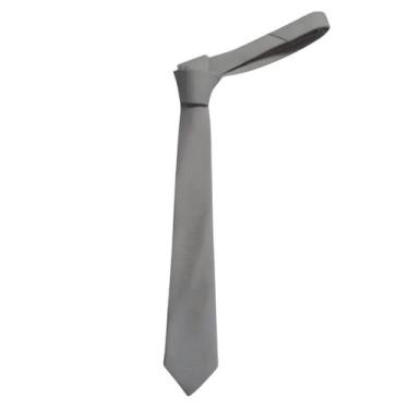 Imagem de Gravata Fosca Slim  Cinza - R E R GRAVATAS