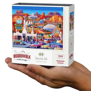 Imagem de D·O·W·D·L·E Quebra-Cabeça Boardwalk Puzzles Route 66, 210 Peças Para Adultos