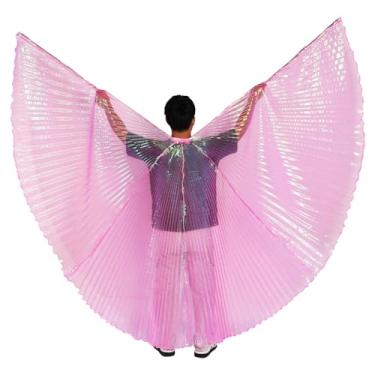 Imagem de ZLHETWT Angel Wings, Big Angel Wings Adult, Dance Wings, Lightweight Dance Wings for Adult Dancers Christian Dance Costume (pink)