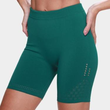 Imagem de Bermuda Trifil Raschel Feminina, Verde escuro, G