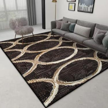 Imagem de Tapete geométrico – Tapete grande | Tamanho personalizado para sofá de sala de estar e decoração de quarto (180 x 260 cm (70 x 101 pol.) / zy-250802014554)
