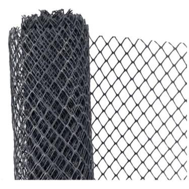 Imagem de Tela De Protecao Multiuso Malha 25 Mm Preta 1x10 M - Tecelagem Roma