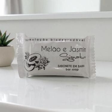 Imagem de Sabonete em Barra Glicerinado 15gr Melão e Jasmim Signature 80unds  Re