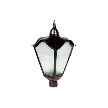 Imagem de Luminária Colonial para Poste Romana Grande em Alumínio