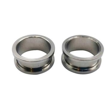 Imagem de Alargador De Orelha Grande Aço 12mm 14mm 16mm 18mm 20mm Prateado 1 Par