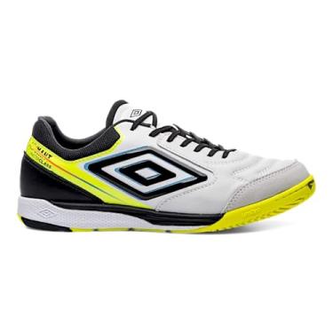 Imagem de Chuteira Futsal Umbro Adamant Master Class Pro Bump Masculina (Branco/Preto, BR, Adulto, Numérico, 36)