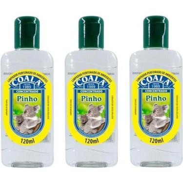 Imagem de Kit 3 Desinfetante Concentrado De Ambiente 120ml Coala Pinho