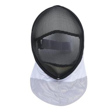 Imagem de RiToEasysports Capacete de Esgrima, Máscara Facial de Engrenagem de Metal, Capacete de Proteção, Competições Oficiais para Treinamento de Epee Em Folha (XS)