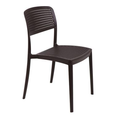 Imagem de Cadeira Tramontina Serena Em Polipropileno Marrom Tramontina