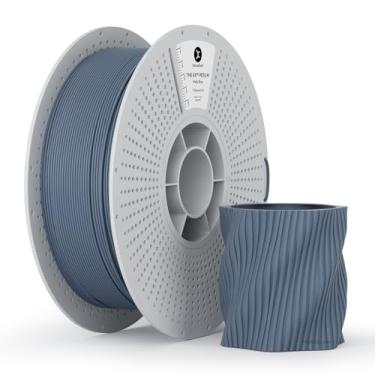 Imagem de kexcelled Filamento PETG fosco 1,75 mm, superfície fosca de filamento de impressora 3D PETG azul ardósia, precisão dimensional +/- 0,03 mm, carretel de papelão de 1 kg (1 kg) serve para a maioria das