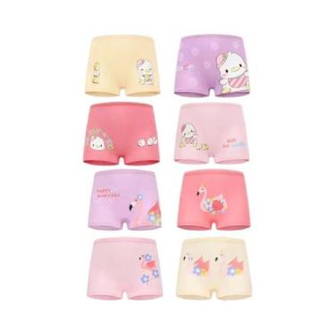 Imagem de Calcinhas De Algodão Para Meninas Com Estampa De Unicórnio, Pacote Com